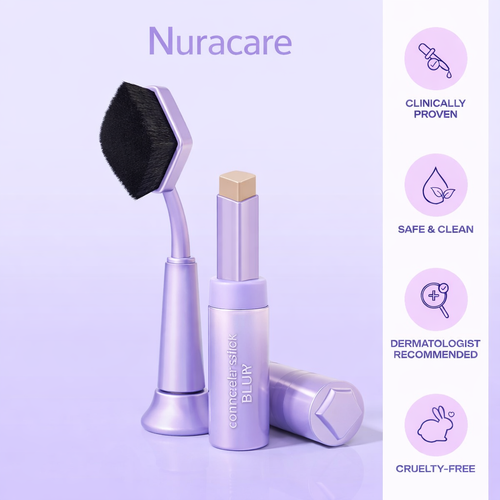 Blur Concealer Stick Diamond Brush Duo